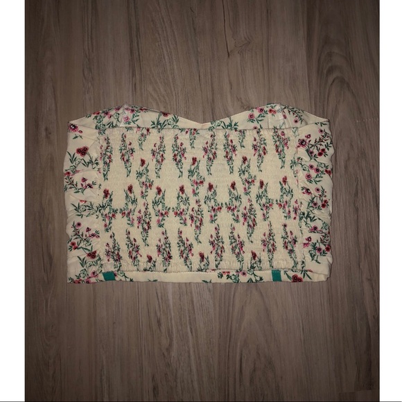 Crop floral top - Picture 2 of 3